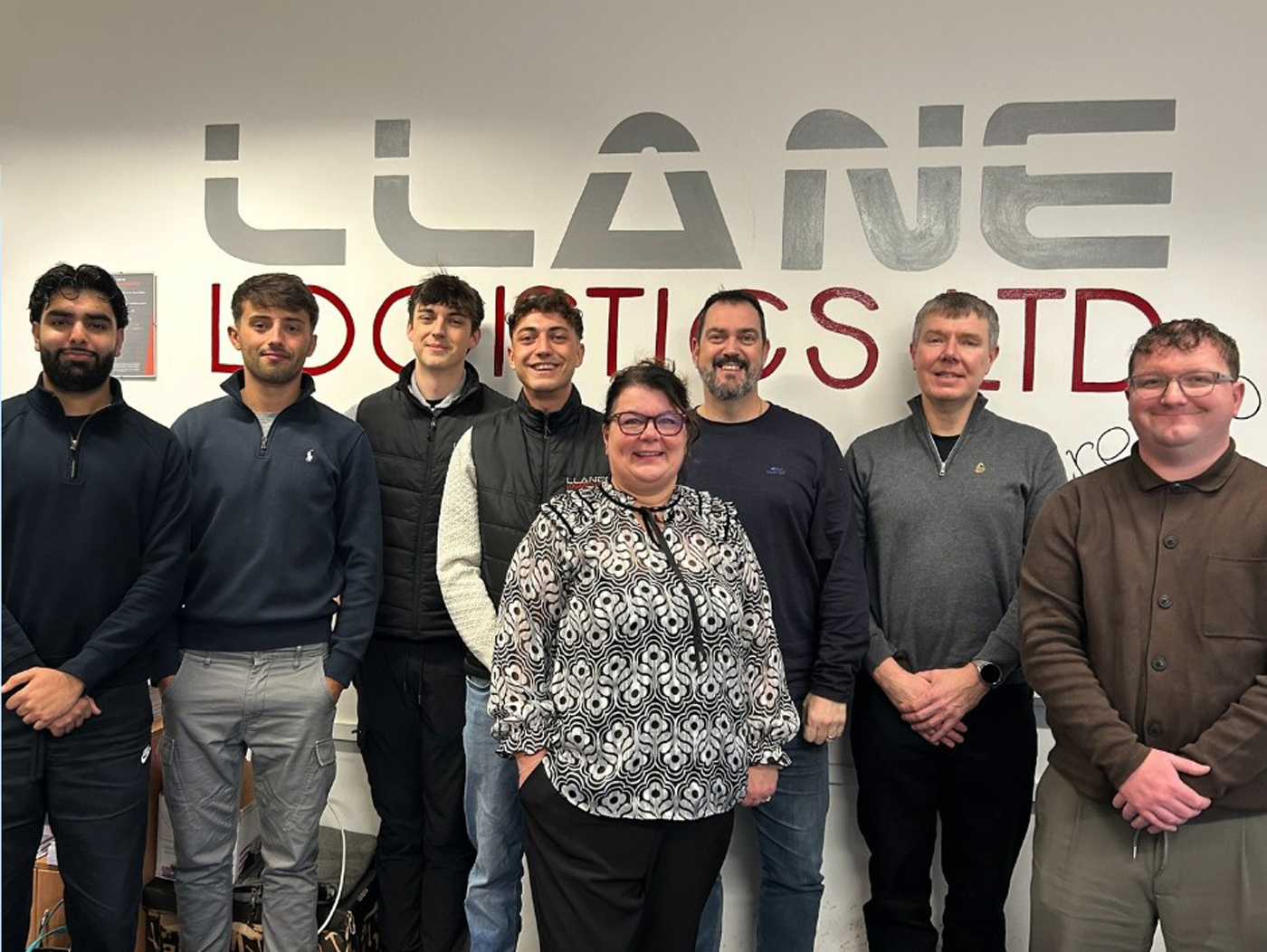 Llane Logistics Team Photo Shoot - Your Local Trusted Logistics Team